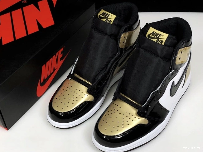 Air High 1 Toe Jordan Glod Retro 861428-007 0913
